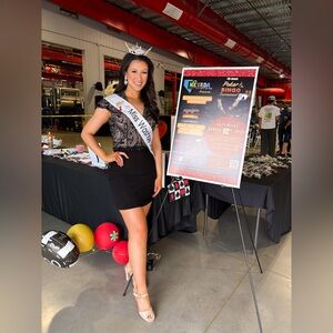 Sherri Hill Black and Silver Embellished Dress